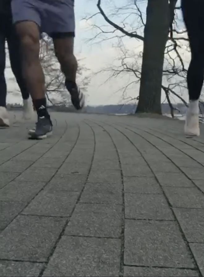 27km around the lake